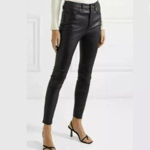 Equipment Leather 5-Pocket Skinny Jeans Pants